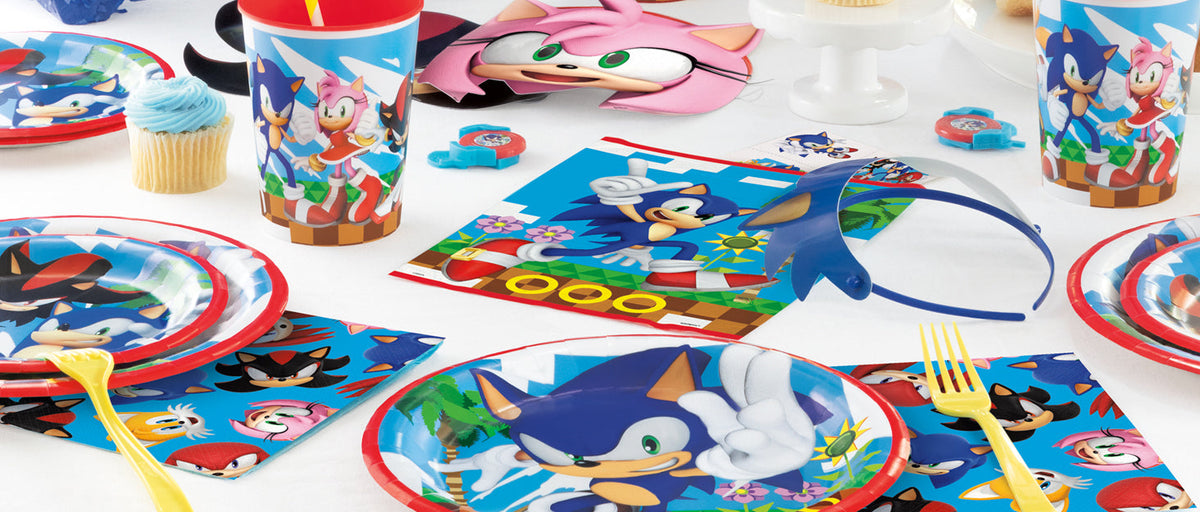 Sonic Party Supplies — Sonic the Hedgehog Balloons, Sonic the Hedgehog Party Kits, Sonic Birthday Decorations & Party Decorations