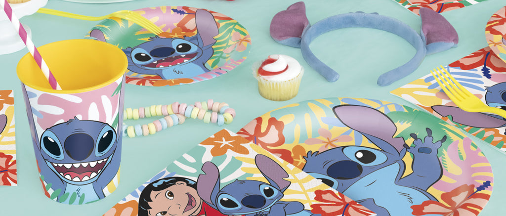 Lilo & Stitch Party Supplies — Lilo & Stitch Balloons, Lilo & Stitch Tableware