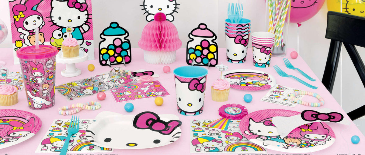 Hello Kitty Party Supplies — Hello Kitty Balloons, Hello Kitty Coordinating Products, Hello Kitty Party Kits