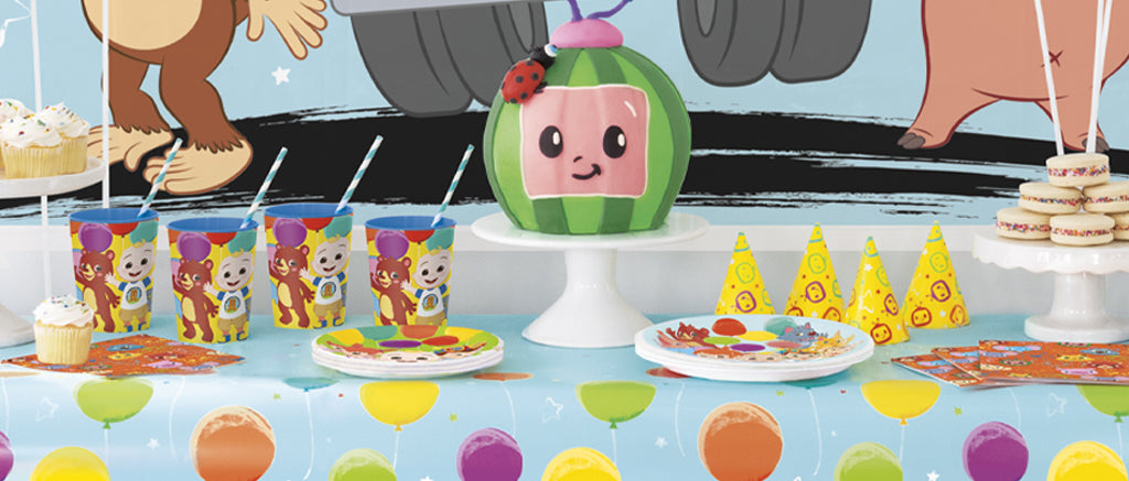CocoMelon Party Supplies — Cocomelon Accessories, Cocomelon Party Kits, Cocomelon Tableware