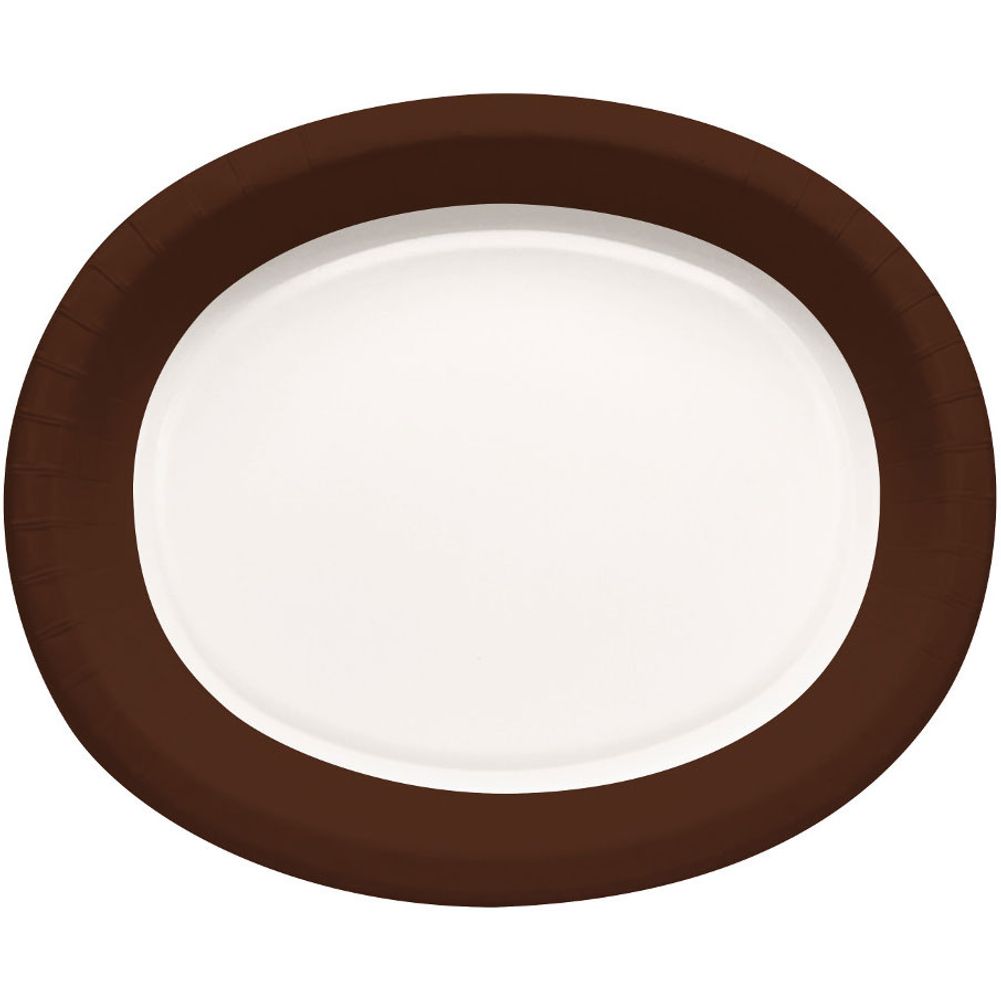 Fresh Lime Coordinates Oval Banquet Plates (8ct)