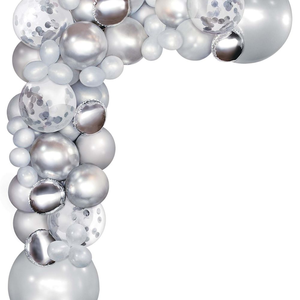 Balloon Garland Kit- Silver