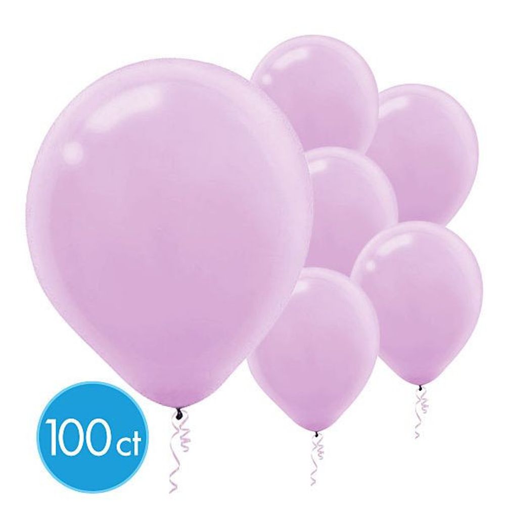 100CT BLKLATEX BAL -LAVENDER