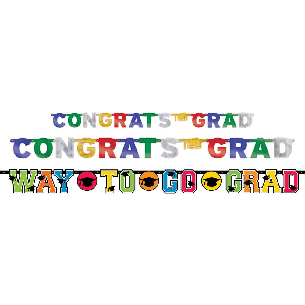 Congrats Grad Letter Banner
