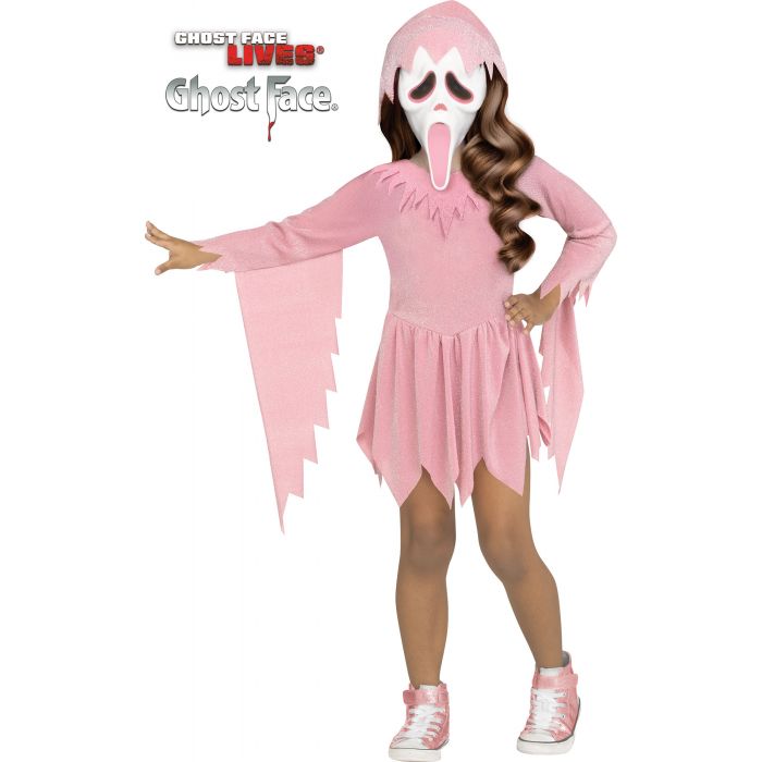 Lrg/Pastel Pnk GhostFace® Tdlr