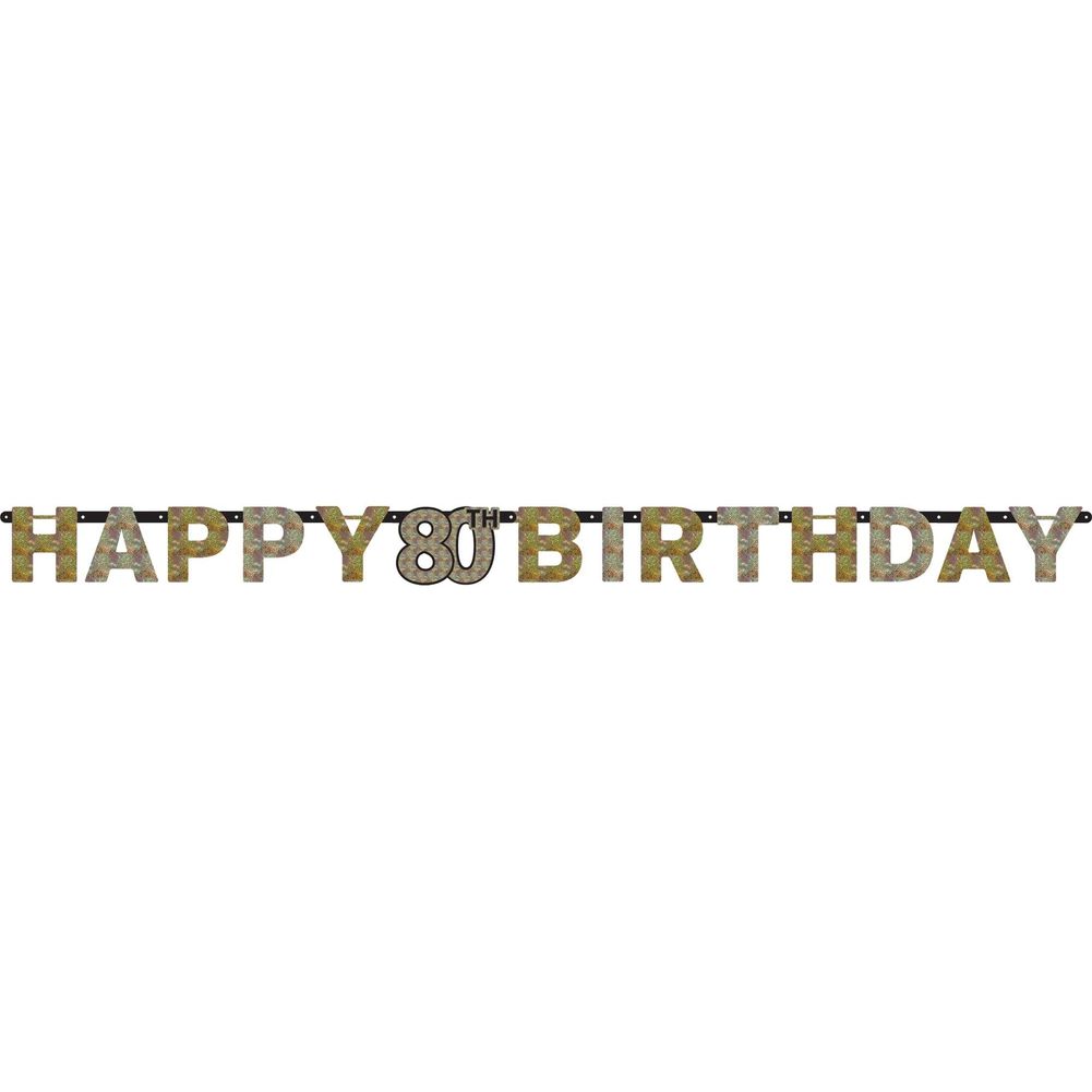 Sparkling Celebration 80 Letter Banner