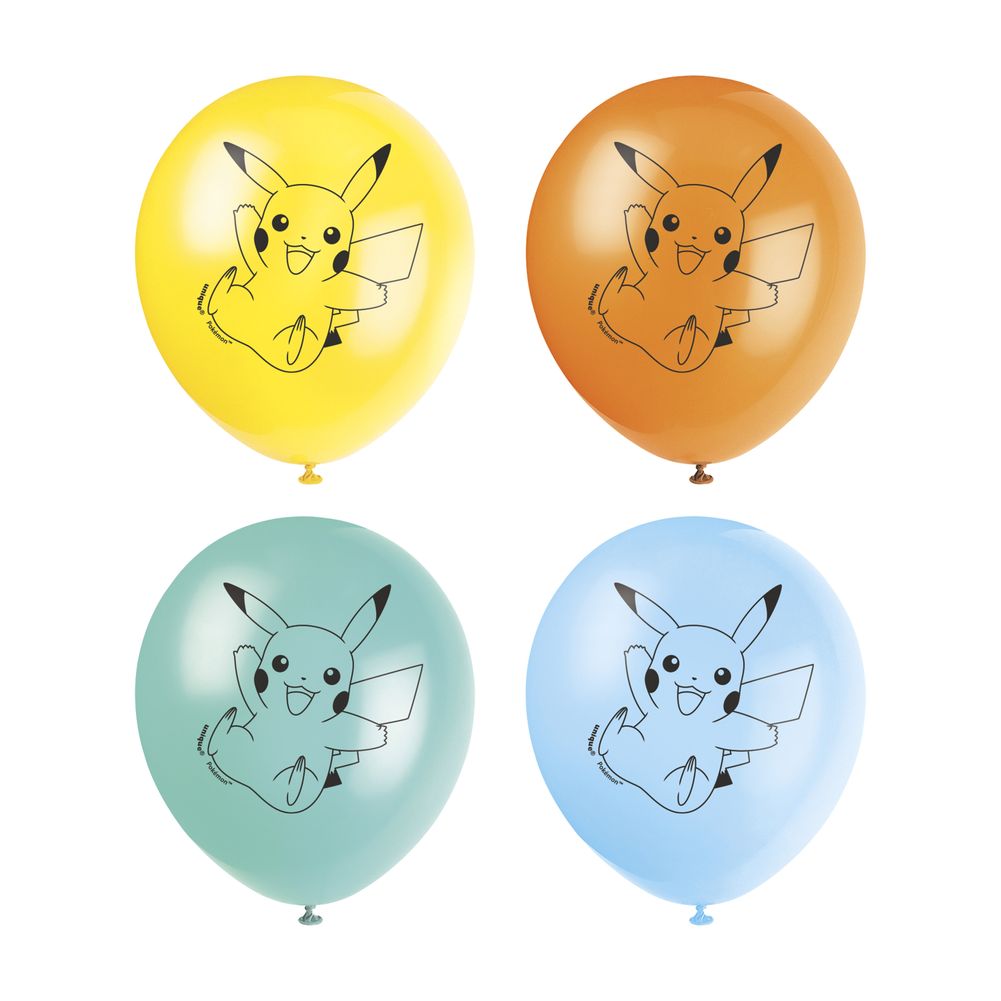 Pokemon 12" Latex Balloons (8ct)