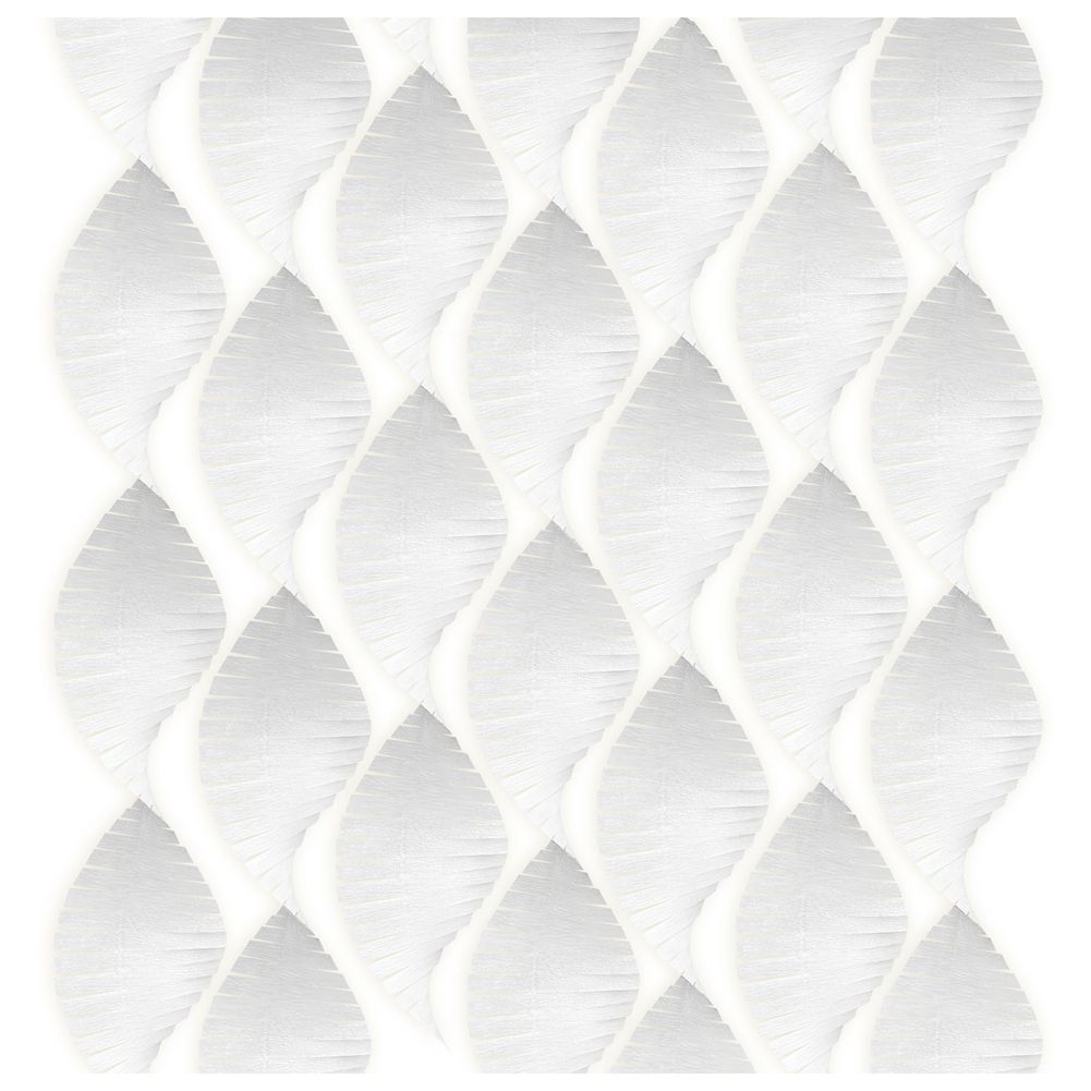 30' White Jumbo Crepe Streamer