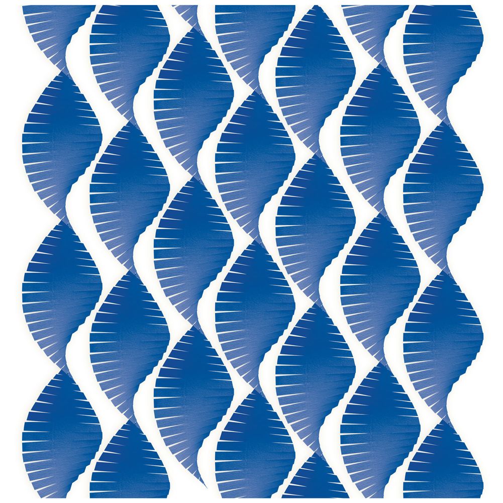 30' Royal Blue Jumbo Crepe Streamer