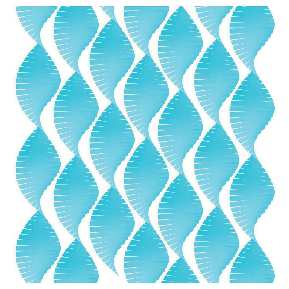 Caribbean Blue Crepe Paper Streamers