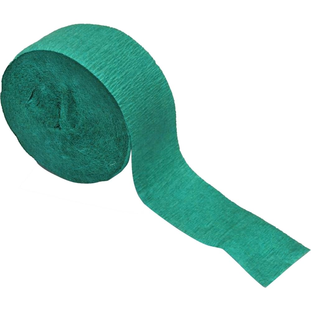 Festive Green Crepe Streamer