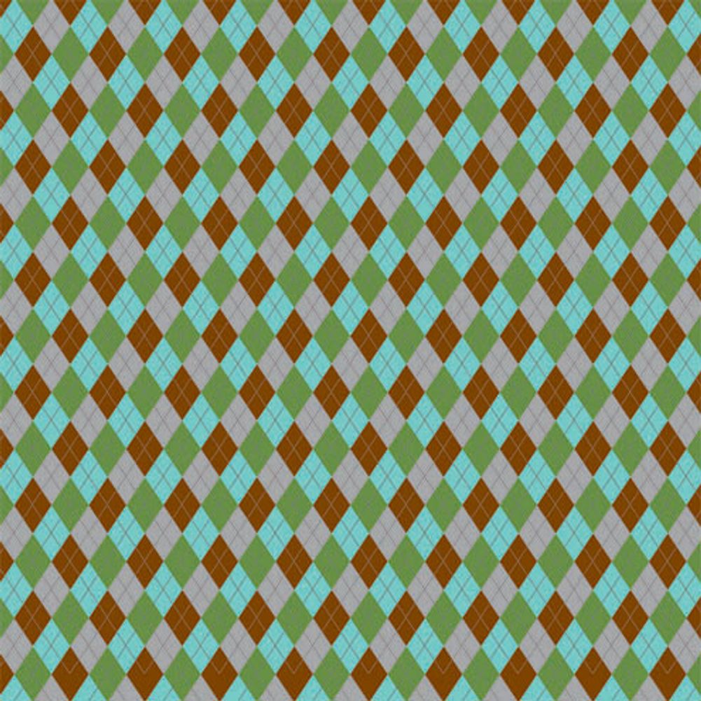 Argyle Gift Wrap Roll