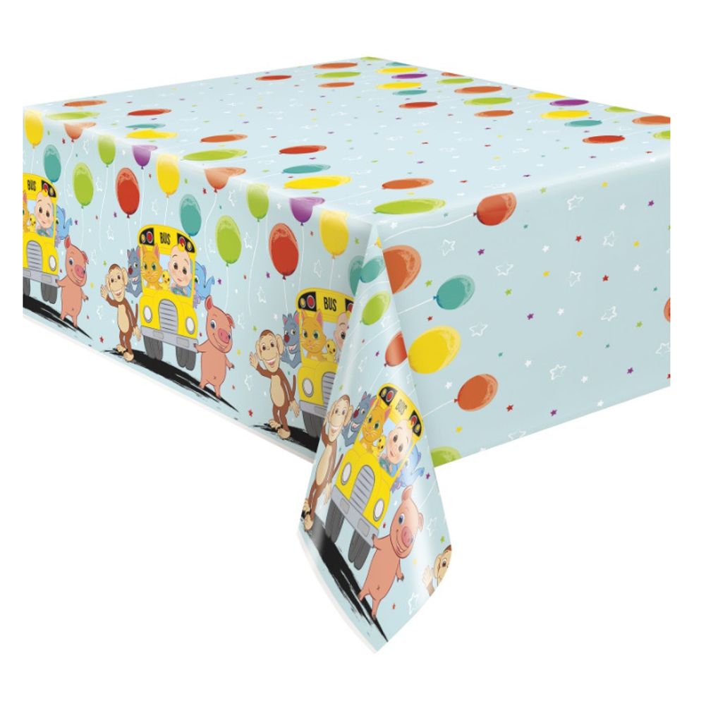 CoComelon Rectangle Plastic Table Cover (1ct)