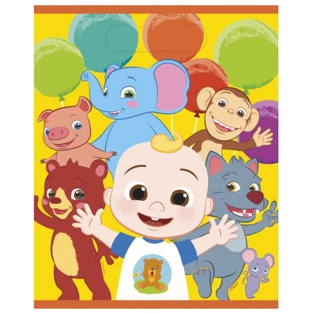 CoComelon Plastic Loot Bags (8ct)