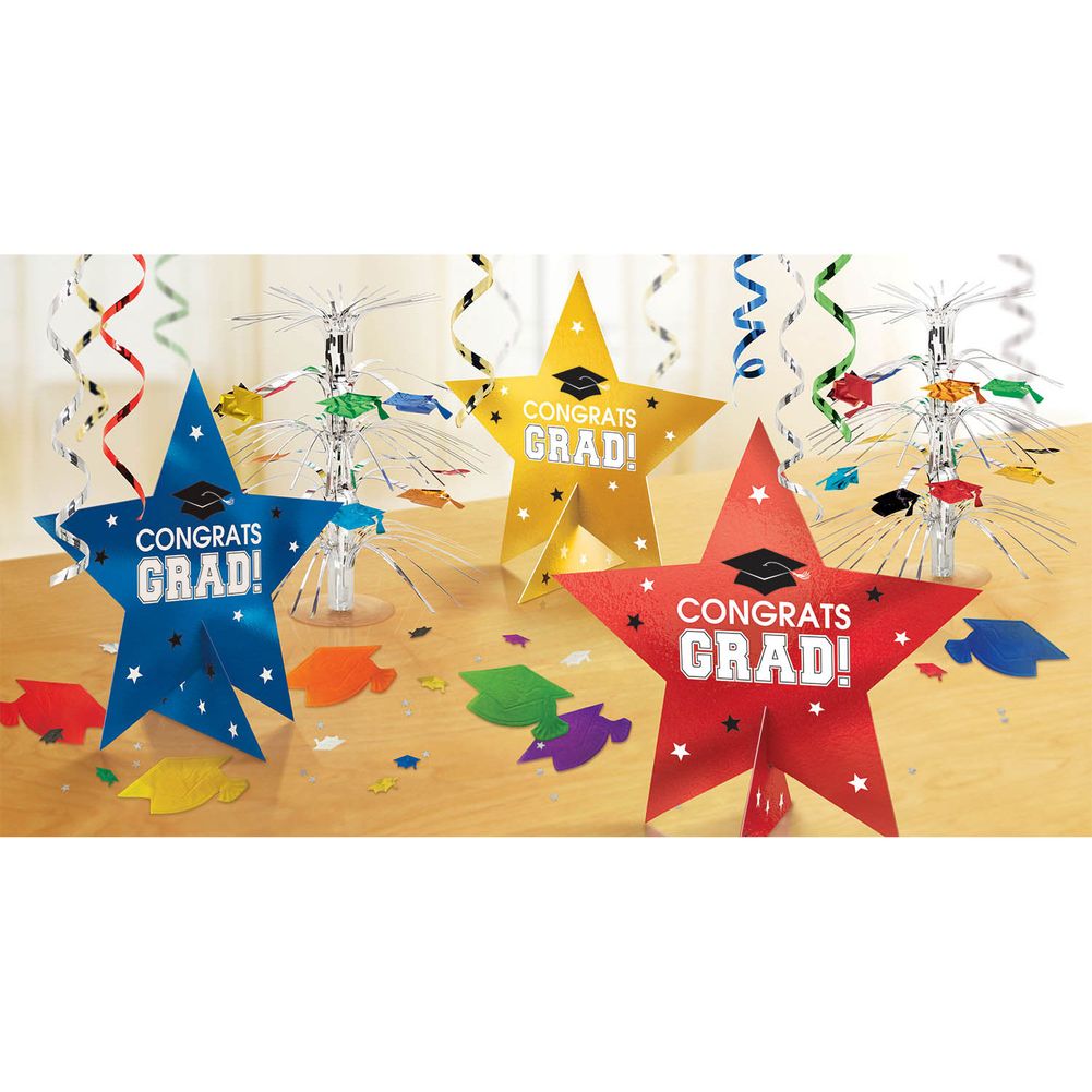 Ultimate Multi-Color Graduation Table Decorating Kit