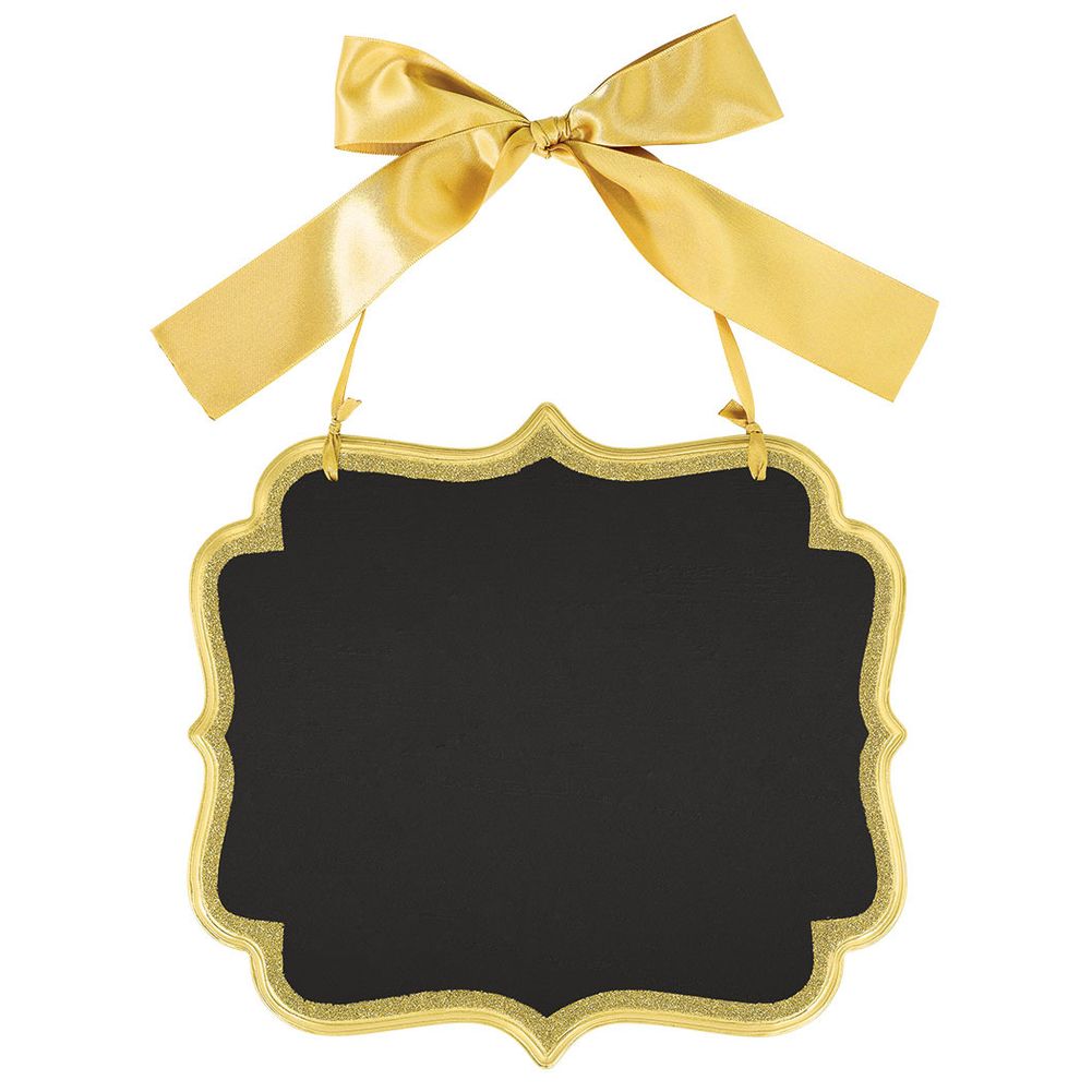 Gold Glitter Large Marquee Chalkboard Sign