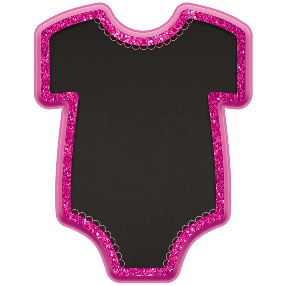Pink Baby Girl Bodysuit Easel
