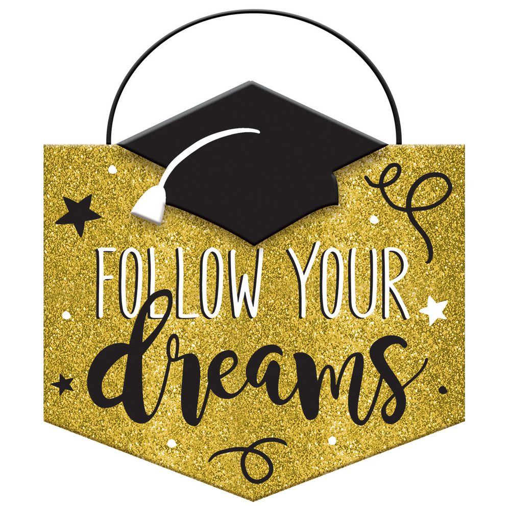 Follow Your Dreams Mini Message Die-Cut Sign