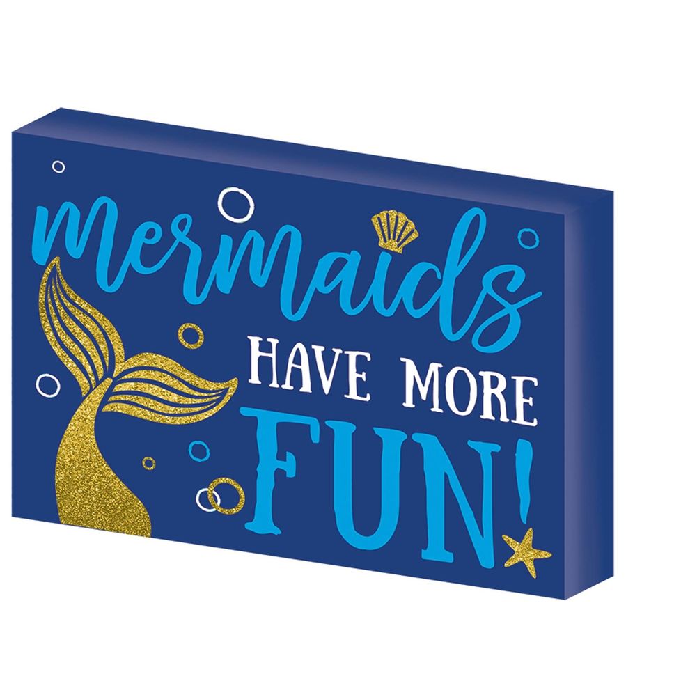 Mermaid Wishes Standing Sign