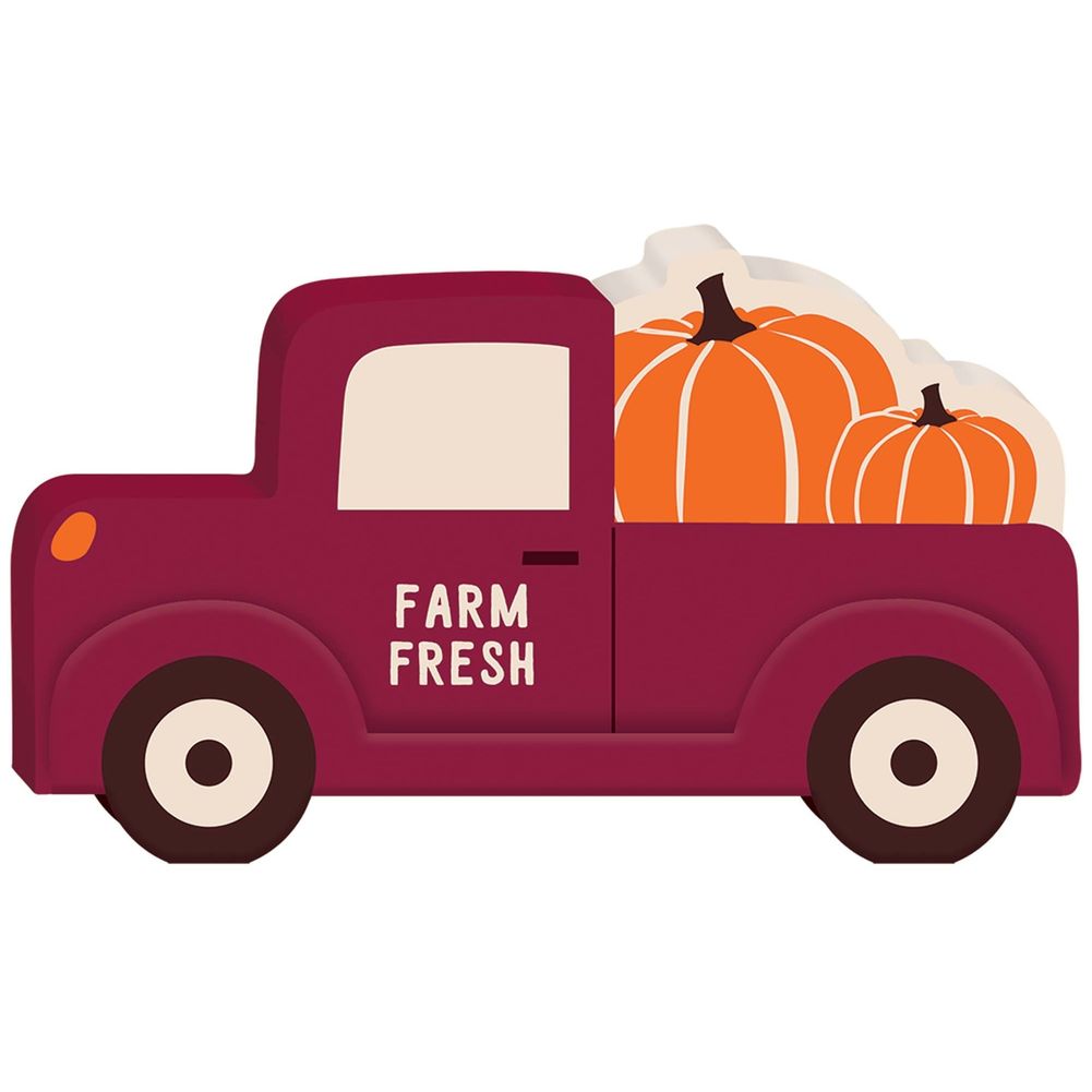 Pumpkin Stand Truck Die-Cut Sign (1 ct)