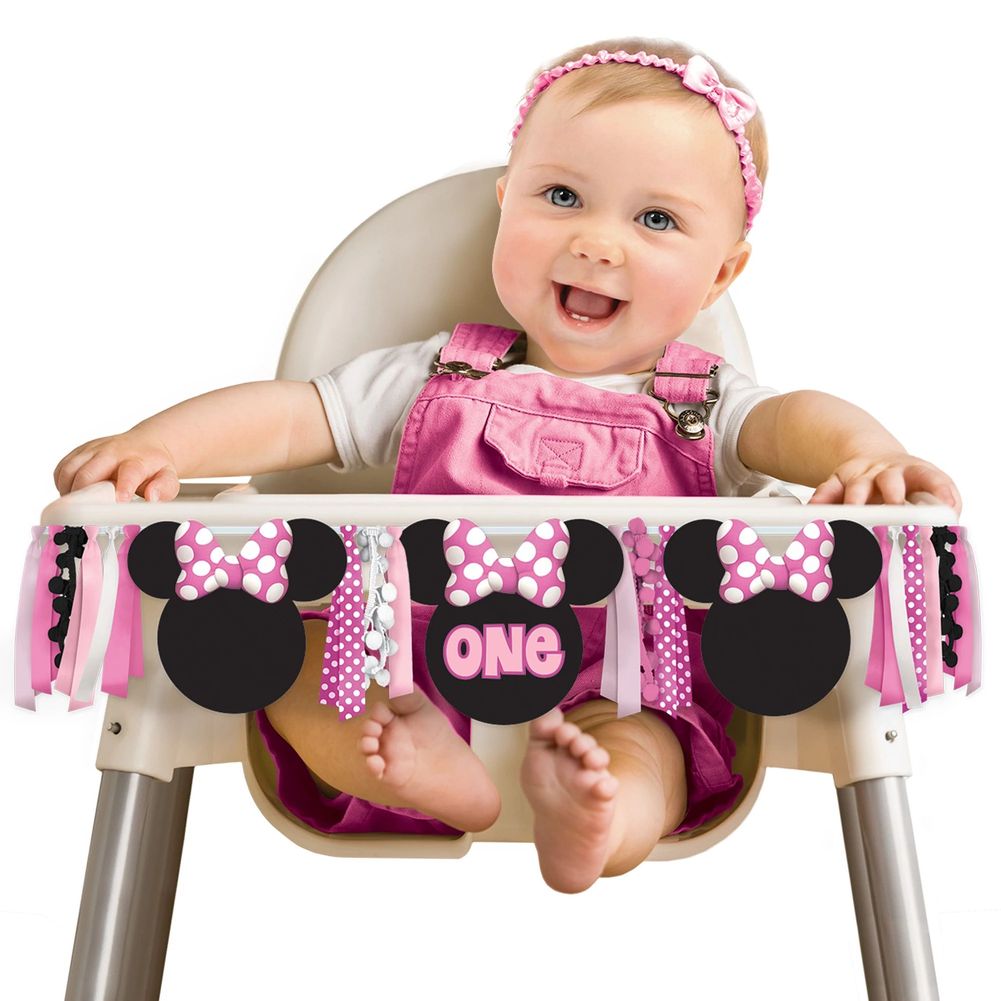 Minnie Mouse Forever High Chair Decoration
