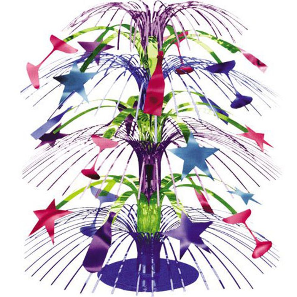 New Years Jewel Tone Mini Cascade Centerpiece