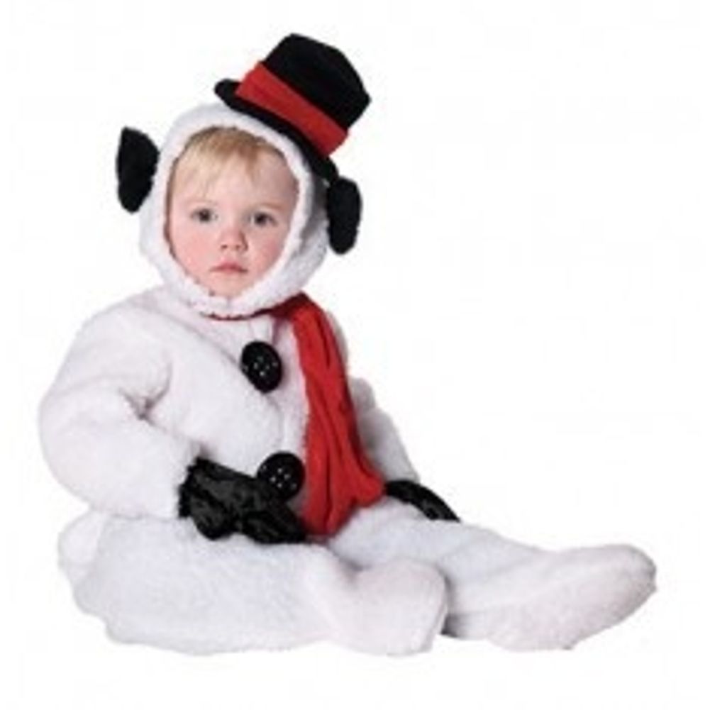 Snowman Costume Kids Small 4-6