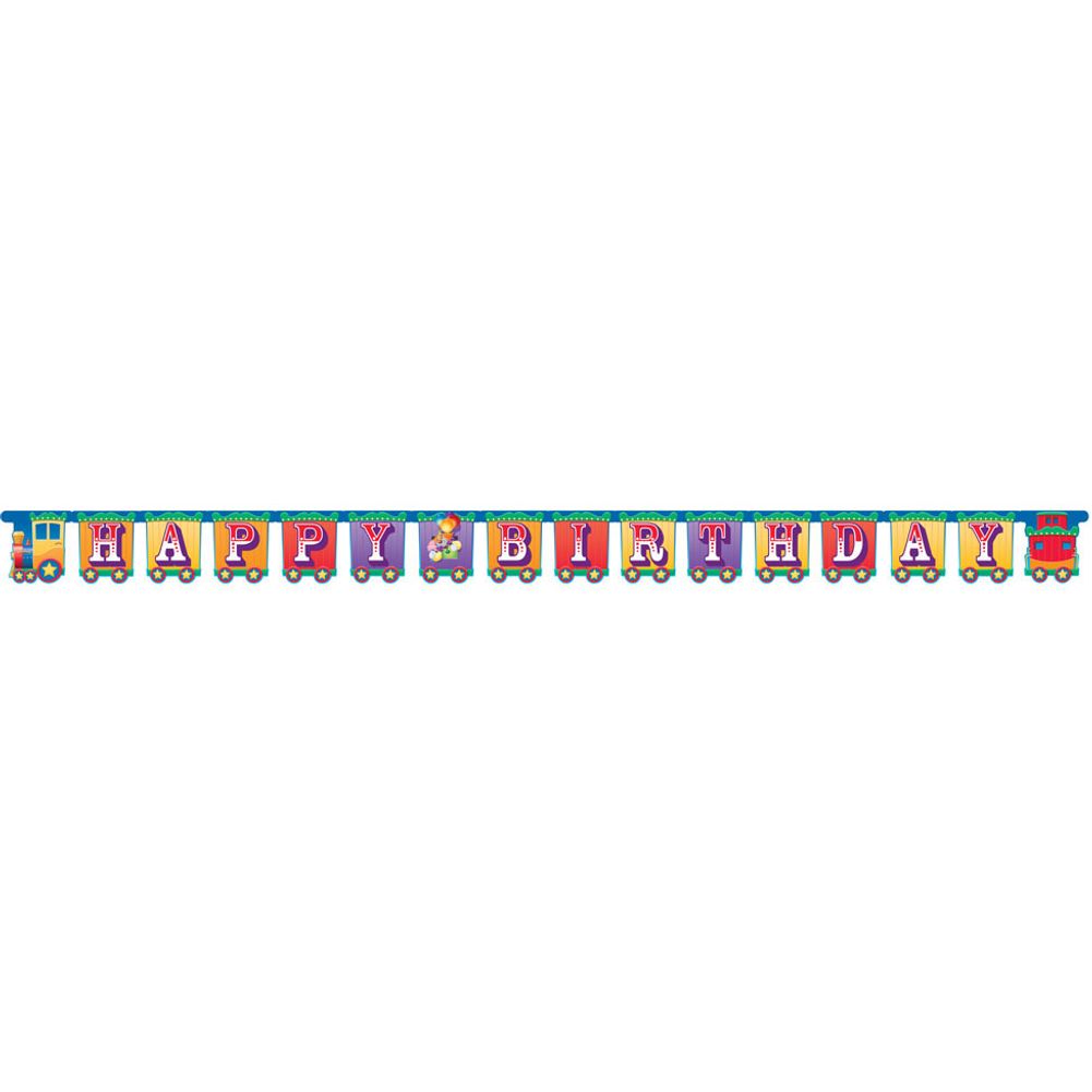 Big Top Birthday Banner