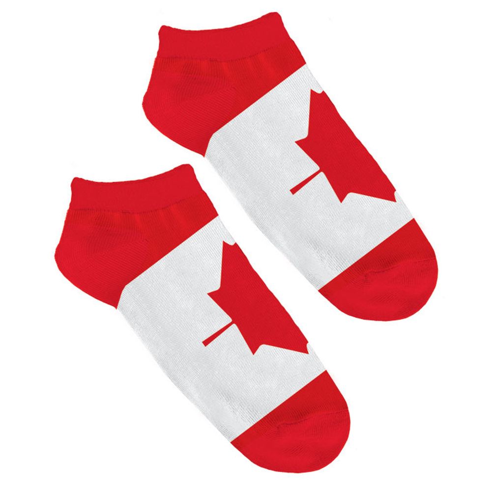 Canada Day No Show Socks (2ct)