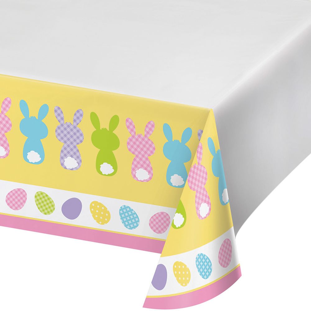 Cottontails Plastic Rectangle Tablecover