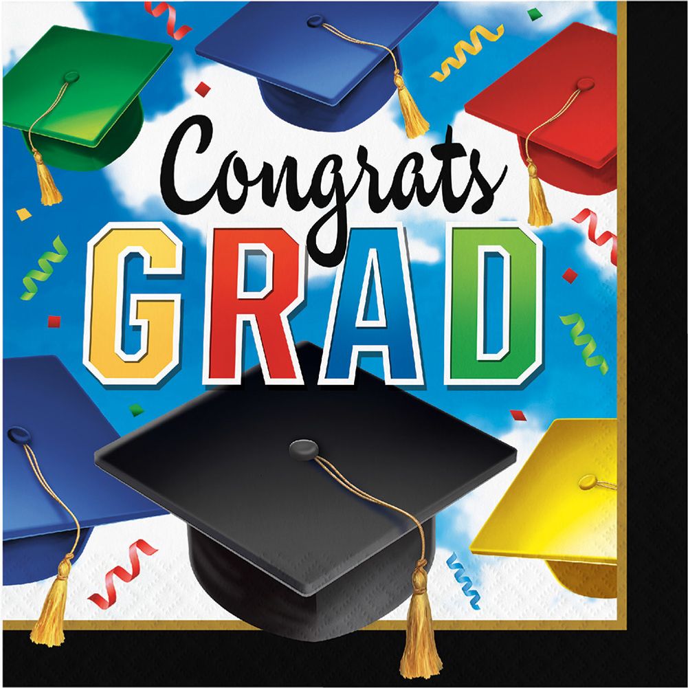 Grad Celebration Luncheon Napkins (16 ct)
