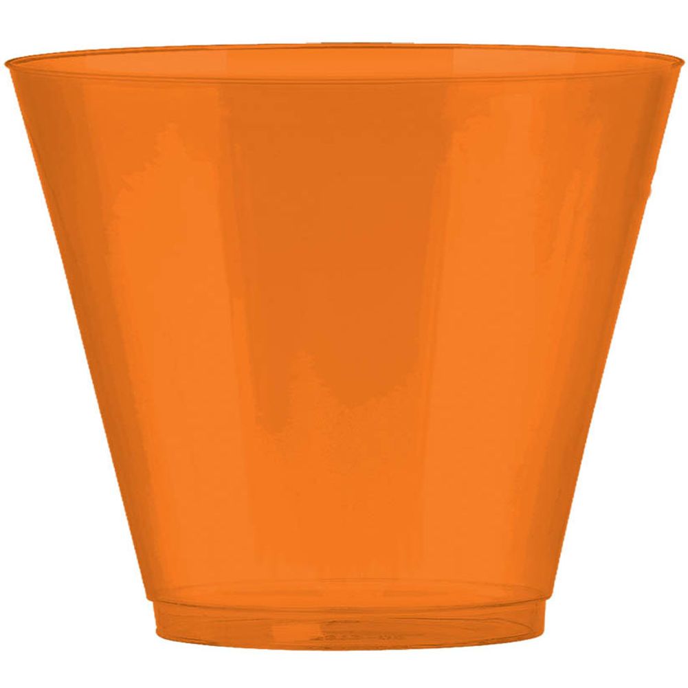 Orange Peel 9oz. Plastic Tumblers (72ct)