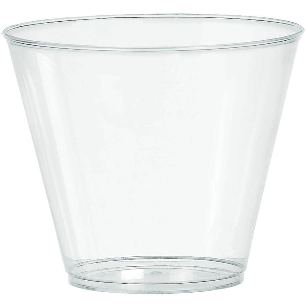 9Oz Plastic Tumbler - Clear