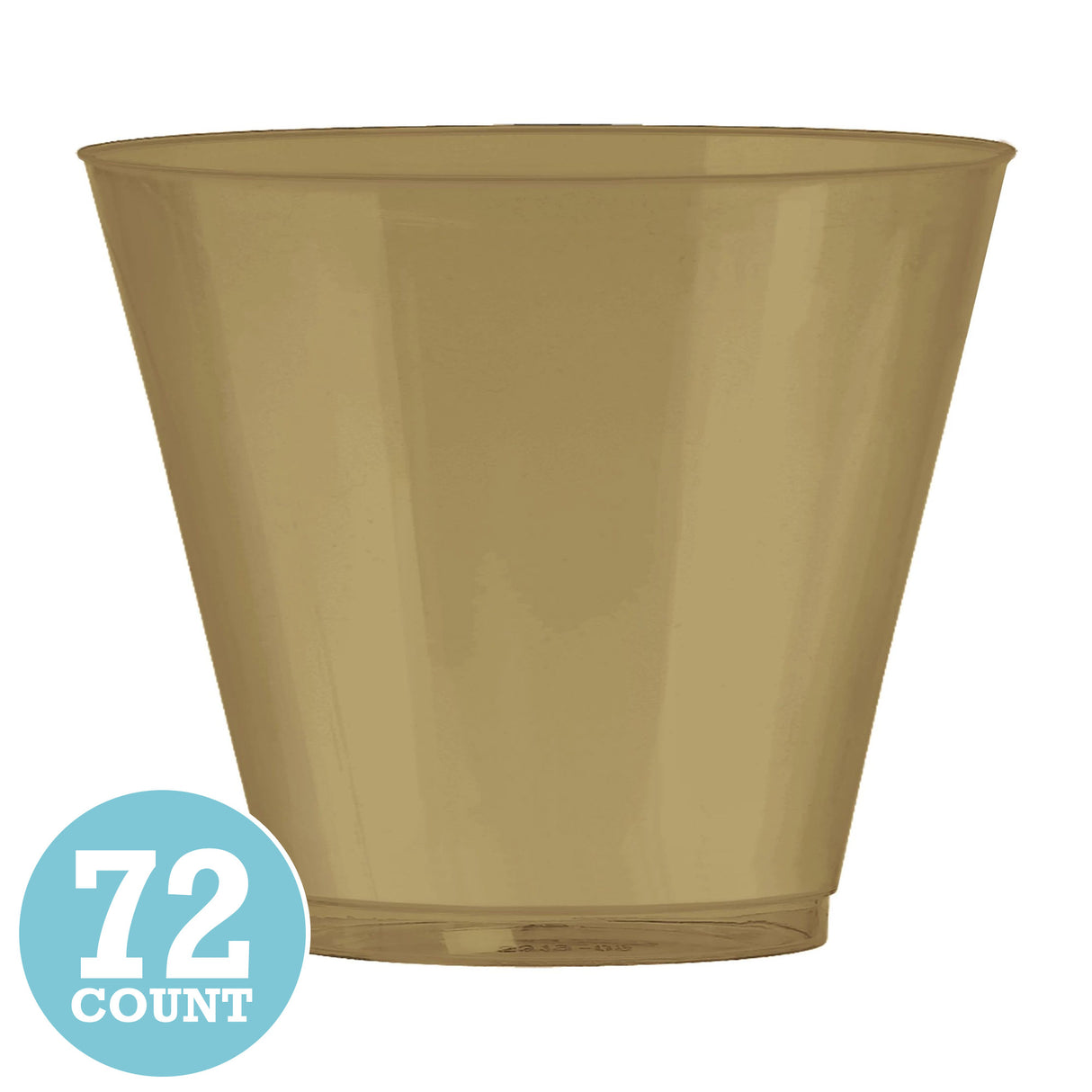 Gold 9oz Plastic Tumblers (72ct)