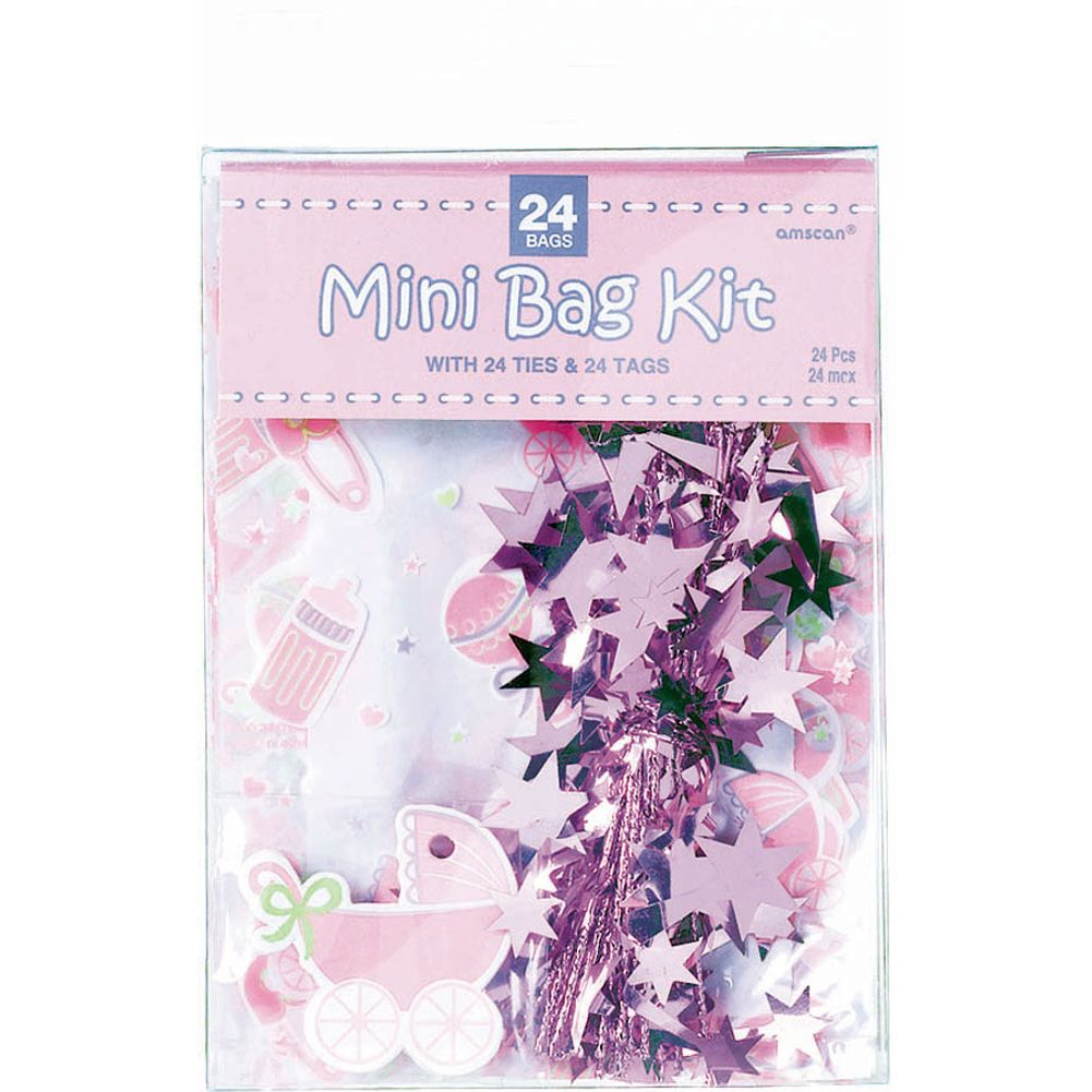 Mini Cello Bag Kit Pink (24 ct)