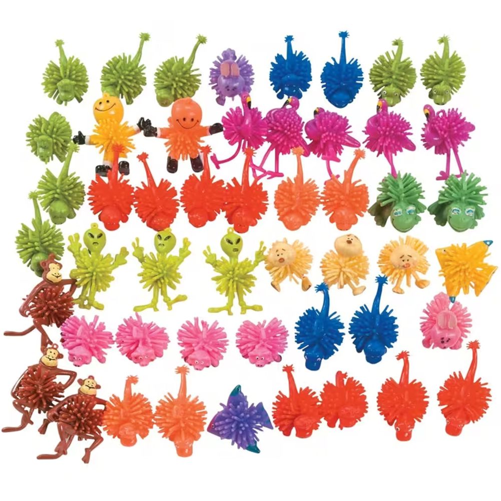 Bulk Mini Vinyl Porcupine Character Assortment (48ct)
