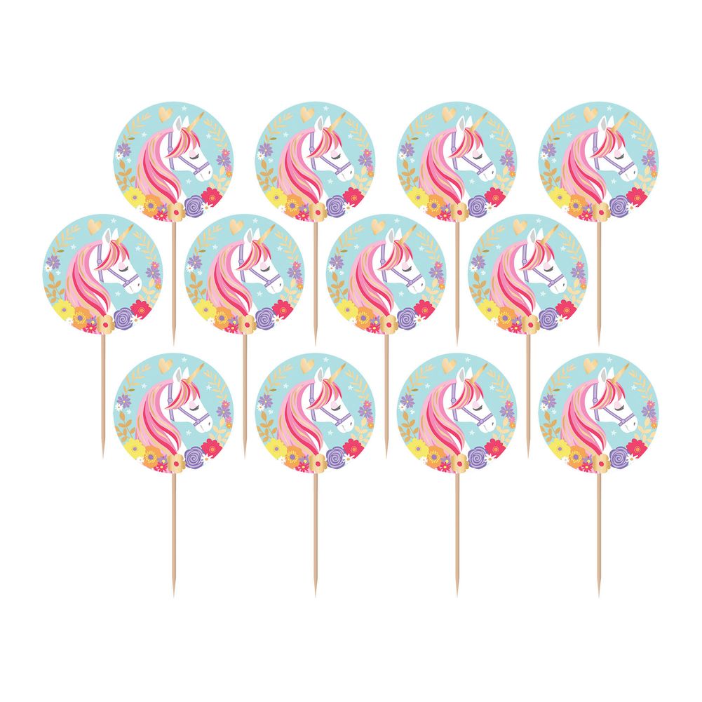 Magical Unicorn Cupcake Picks (24ct)