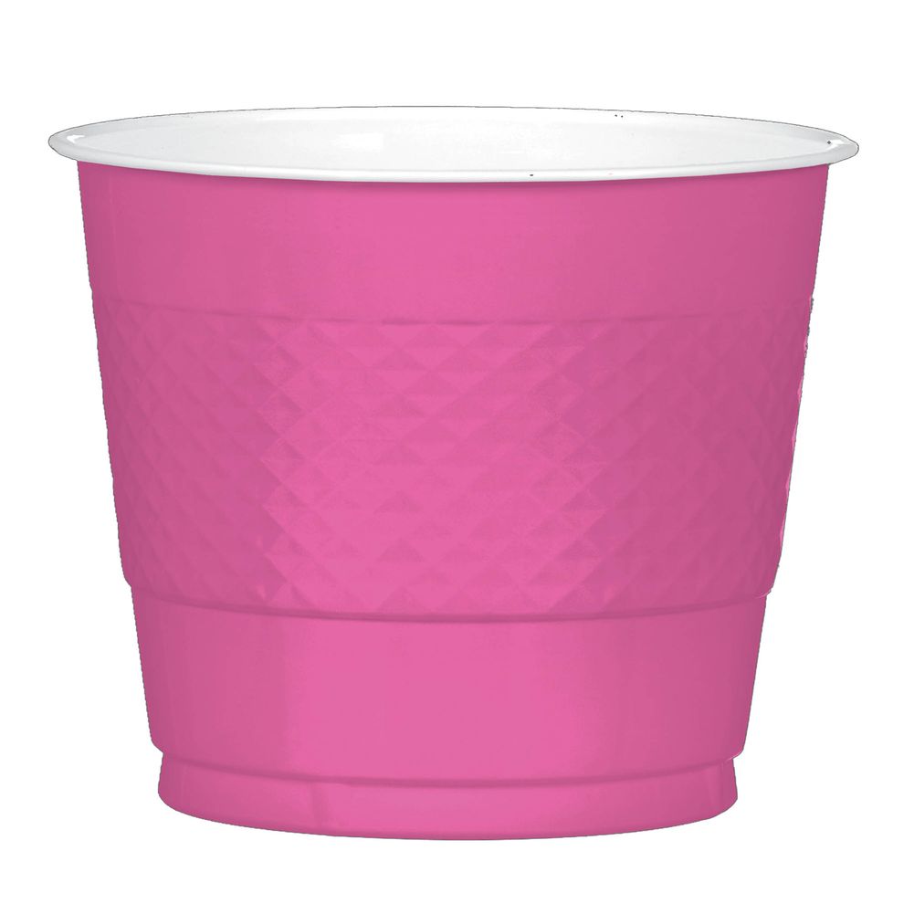 Bright Pink 9oz Plastic Cups (20ct)