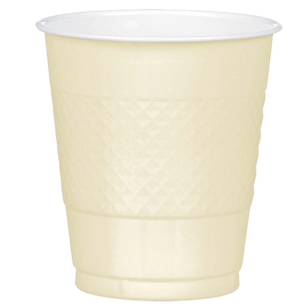Vanilla Creme 12 oz Plastic Cups (20ct)