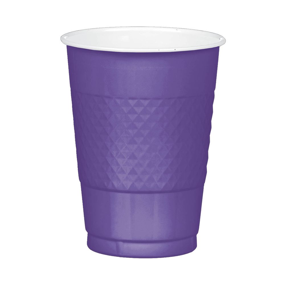 Purple 16 oz Plastic Cup 20 ct