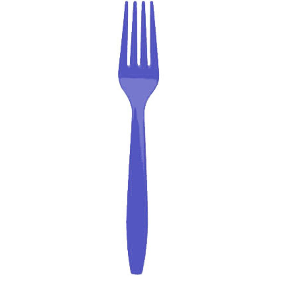 New Purple Midweight Plastic Forks (100ct)