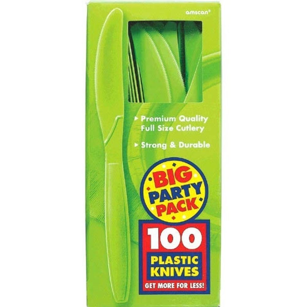 Kiwi Midweight Plastic Knives (100ct)