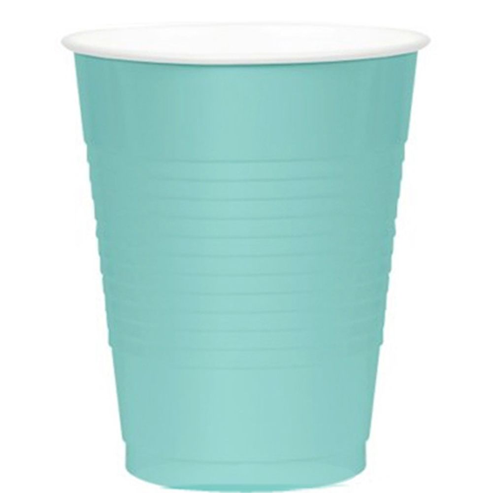 Robins Egg Blue 12oz Plastic Cups (50ct)