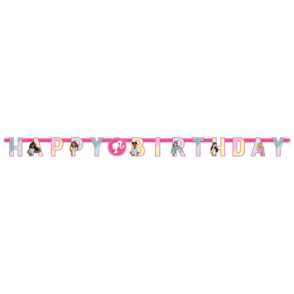 Barbie Happy Birthday Jointed Banner