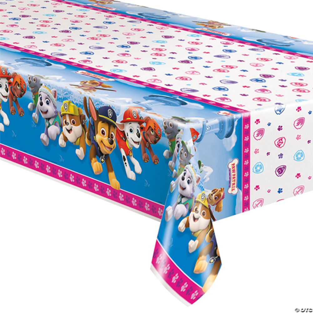 Paw Patrol Girl Rectangle Plastic Table Cover (1ct)