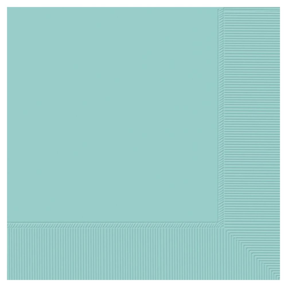 Robins Egg Blue 3-Ply Beverage Napkins (20ct)