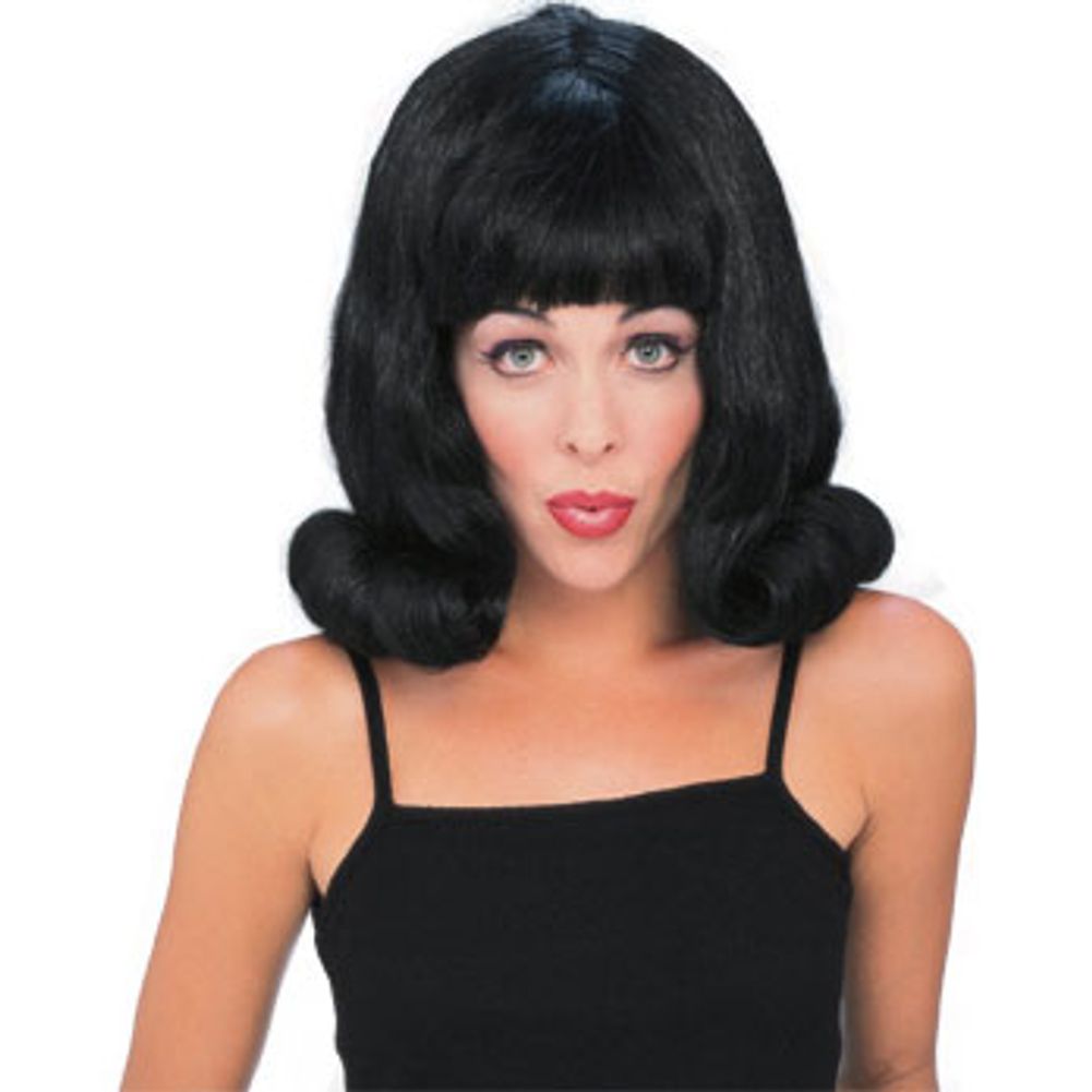 Black Flip Wig