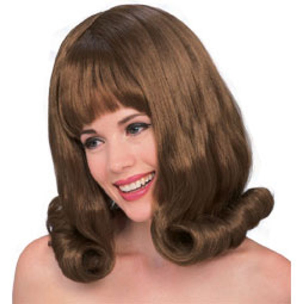 Brown Flip Wig