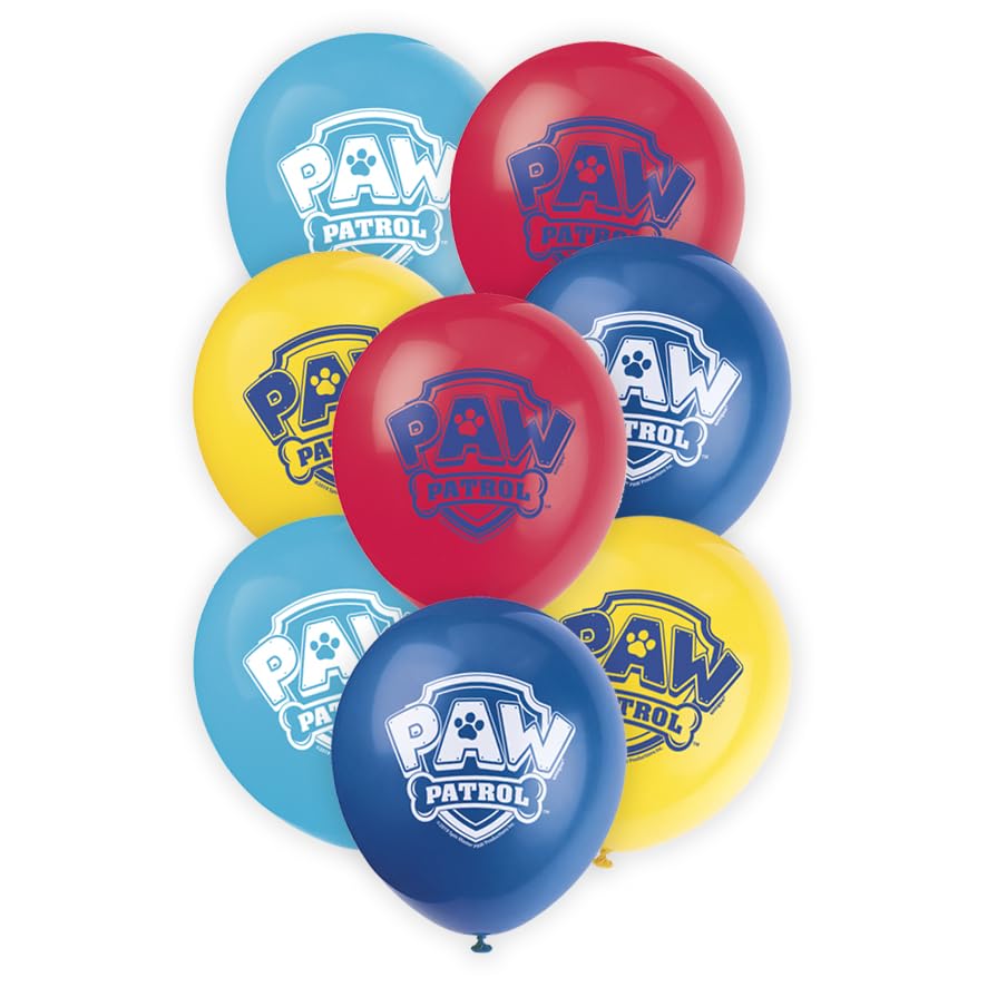 Paw Patrol Birthday Party Kit for 16 – 9 Inch Plates, Napkins, Table Cover, Banner, Balloons and Party Masks (58 pc) – photo 6