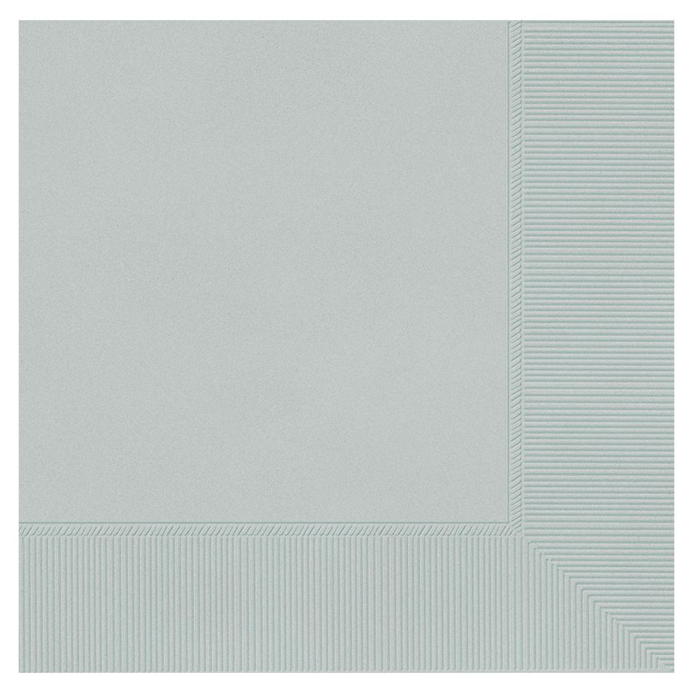 Silver Dinner Napkins (20ct)